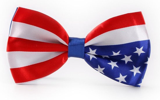 Noeud papillon américain avec le drapeau américain - Noeud papillon USA en  rouge,... | bol.com