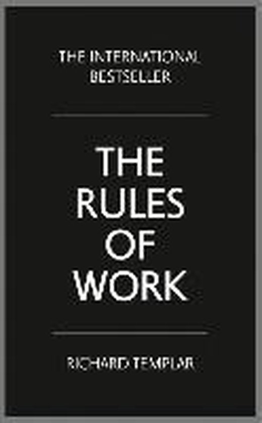 Rules Of Work A Definitive Code For Pers