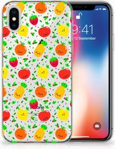 iPhone X/10 TPU-siliconen Hoesje Design Fruits