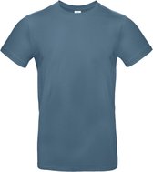 B&C Basic T-shirt E190 - Stone Blue - Maat M
