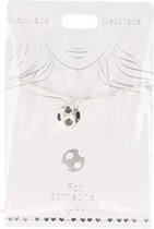 Ketting Voetbal, silver plated