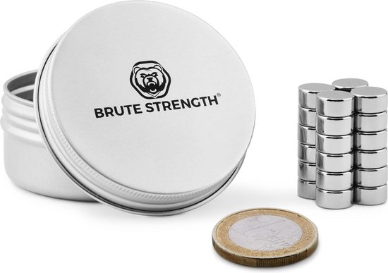 Brute Strength - Super sterke magneten - Rond - 10 x 5 mm - 20 Stuks