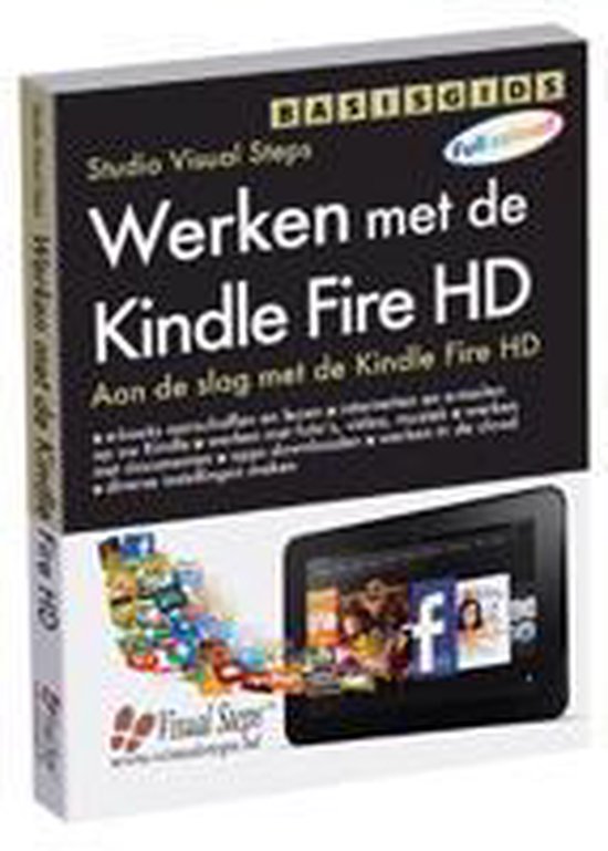 Cover van het boek 'Basisgids Werken met de Kindle Fire HD'