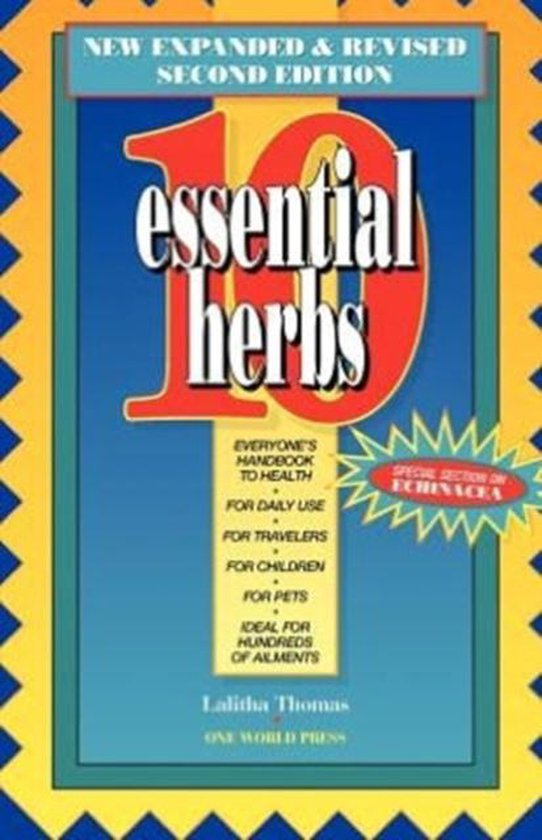10 Essential Herbs, Lalitha Thomas 9780977735655 Boeken bol