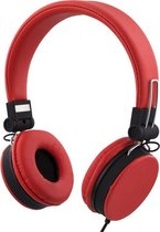 STREETZ HL-226 Opvouwbare On-ear hoofdtelefoon met microfoon - Rood