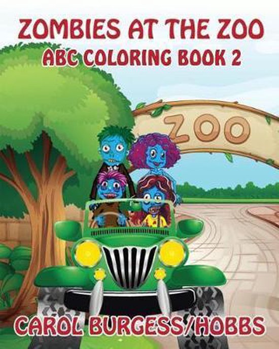 Zombie Coloring- Zombies at the Zoo 2 - cover