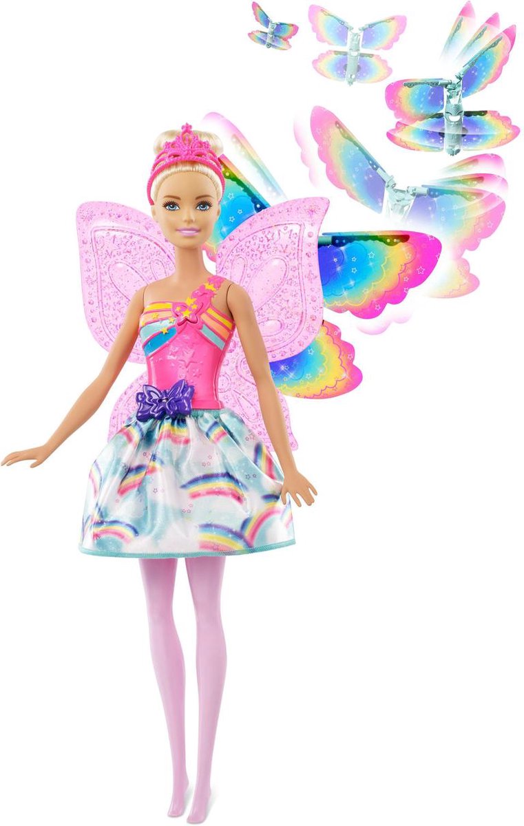 ik heb het gevonden Veilig doe niet Barbie Dreamtopia Fee met Vliegende Vleugels - Barbiepop | bol.com