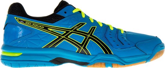 Asics Gel-Squad Sportschoenen - Maat 43.5 - Mannen - blauw/zwart/geel |  bol.com