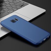 Blauwe Hardcase Hoesje voor Samsung Galaxy S7 edge