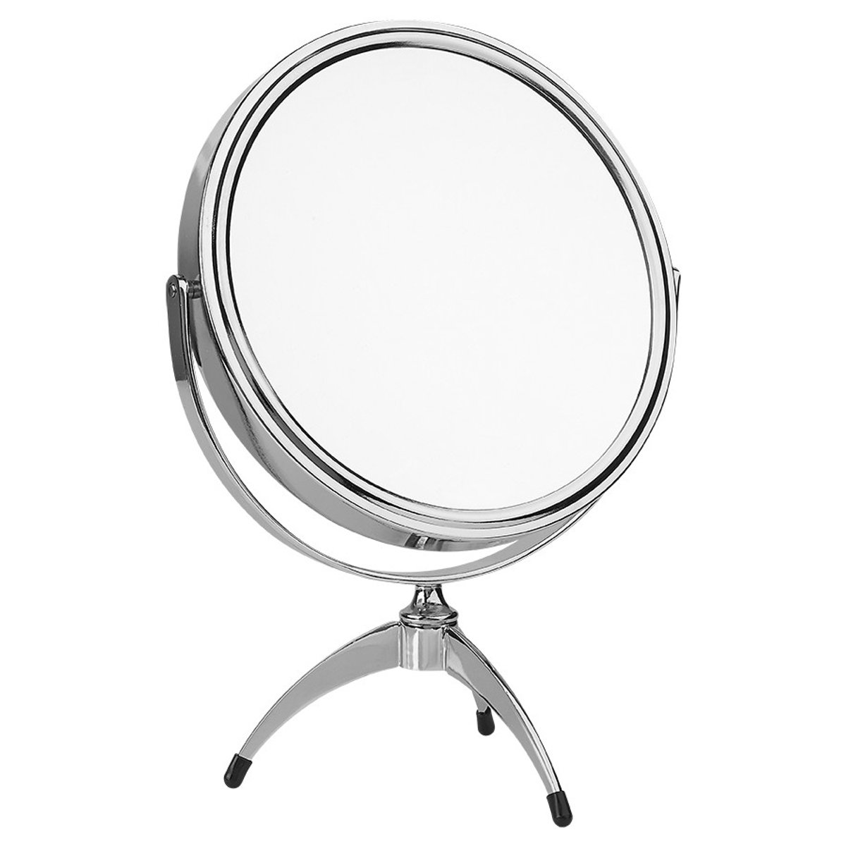 Gérard Brinard metalen make up spiegel driepoot spiegel 5x vergroting - Ø14cm