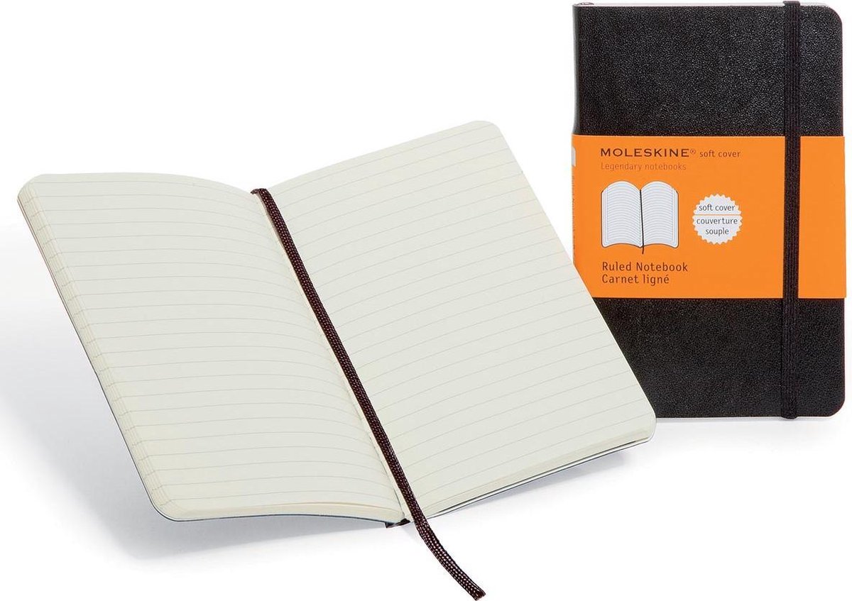 Moleskine Classic Notitieboek Soft Cover Pocket Zwart
