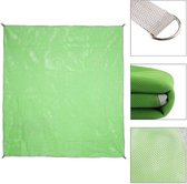 Zandloze strandmat - strandlaken - nooit meer zand op je handdoek - picknick - deken - 200x150cm - Groen - DisQounts