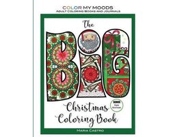 The Big Christmas Coloring Book by Color My Moods Adult Coloring Books and Journals