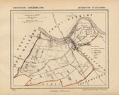 Historische kaart, plattegrond van gemeente Culenborg in Gelderland uit 1867 door Kuyper van Kaartcadeau.com