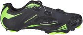 Northwave Scorpius 2 Plus Mountainbike Schoen Fietsschoenen - Maat 44 - Mannen - zwart/groen