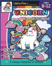 Unicorn Coloring Books for Girls Ages 8-12