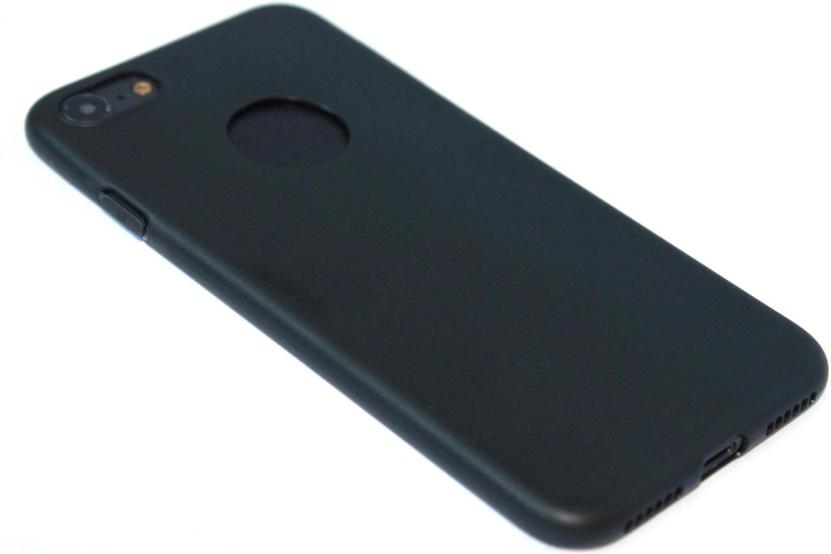 Siliconen hoesje zwart Geschikt voor iPhone SE (2022/ 2020)/ 8/ 7