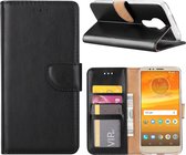 Xssive Hoesje voor Motorola Moto E5 Plus - Book Case - geschikt voor 3 pasjes - Zwart