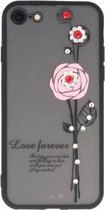 Love Forever Hoesjes Geschikt voor iPhone 8 Roze