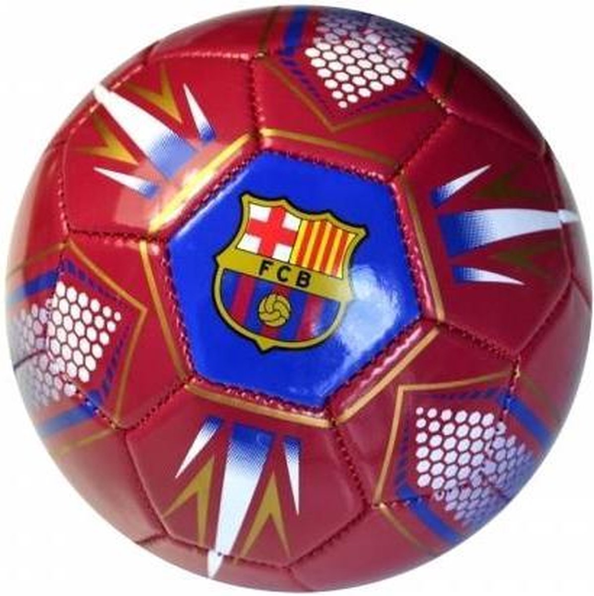 1197x1200.jpg FC Barcelona Bal leer minibal rood flash - Afbeelding 1