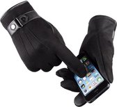 Touch Handschoenen Touchscreen mee bedienen Suéde Zwart