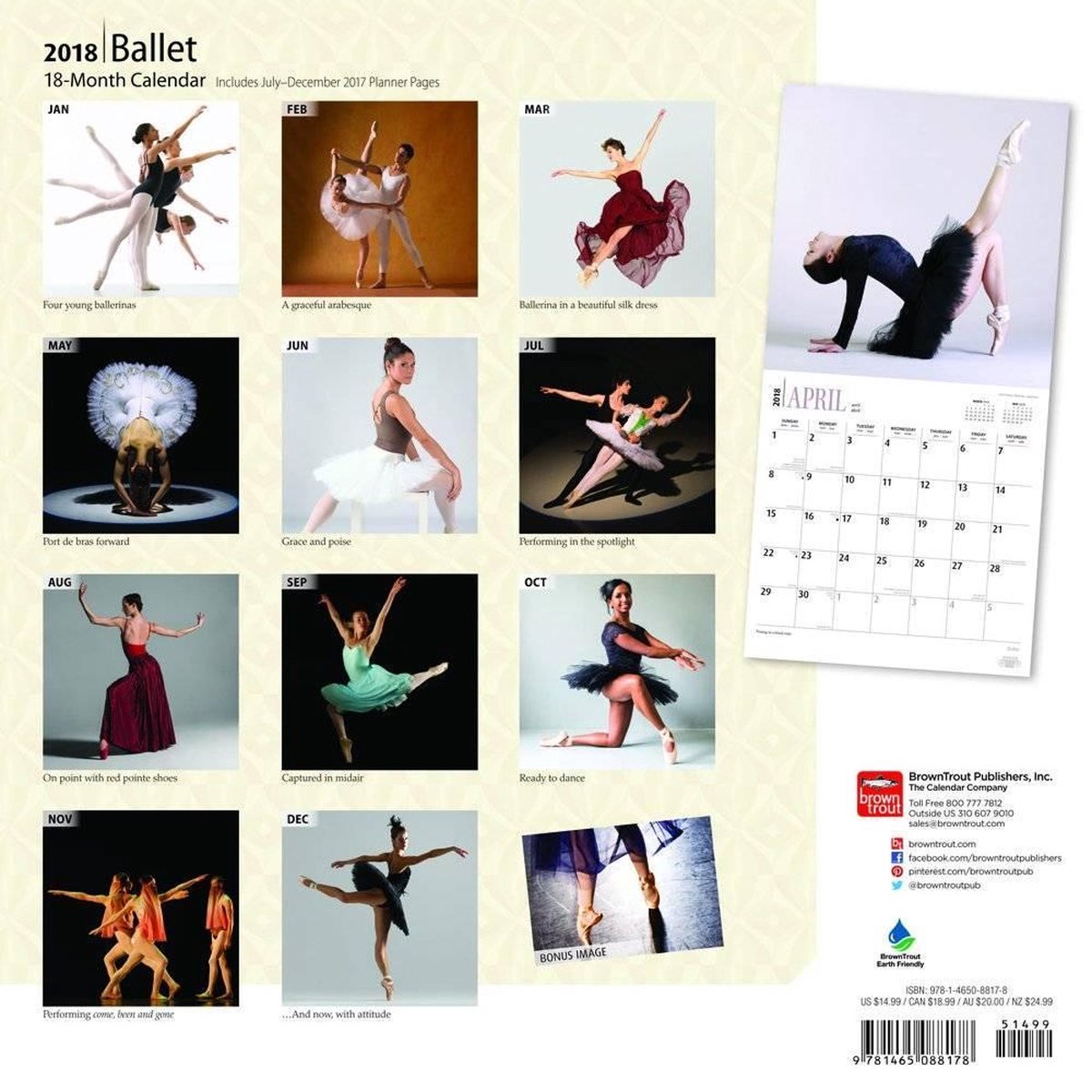 bol.com | Ballet Kalender 2018