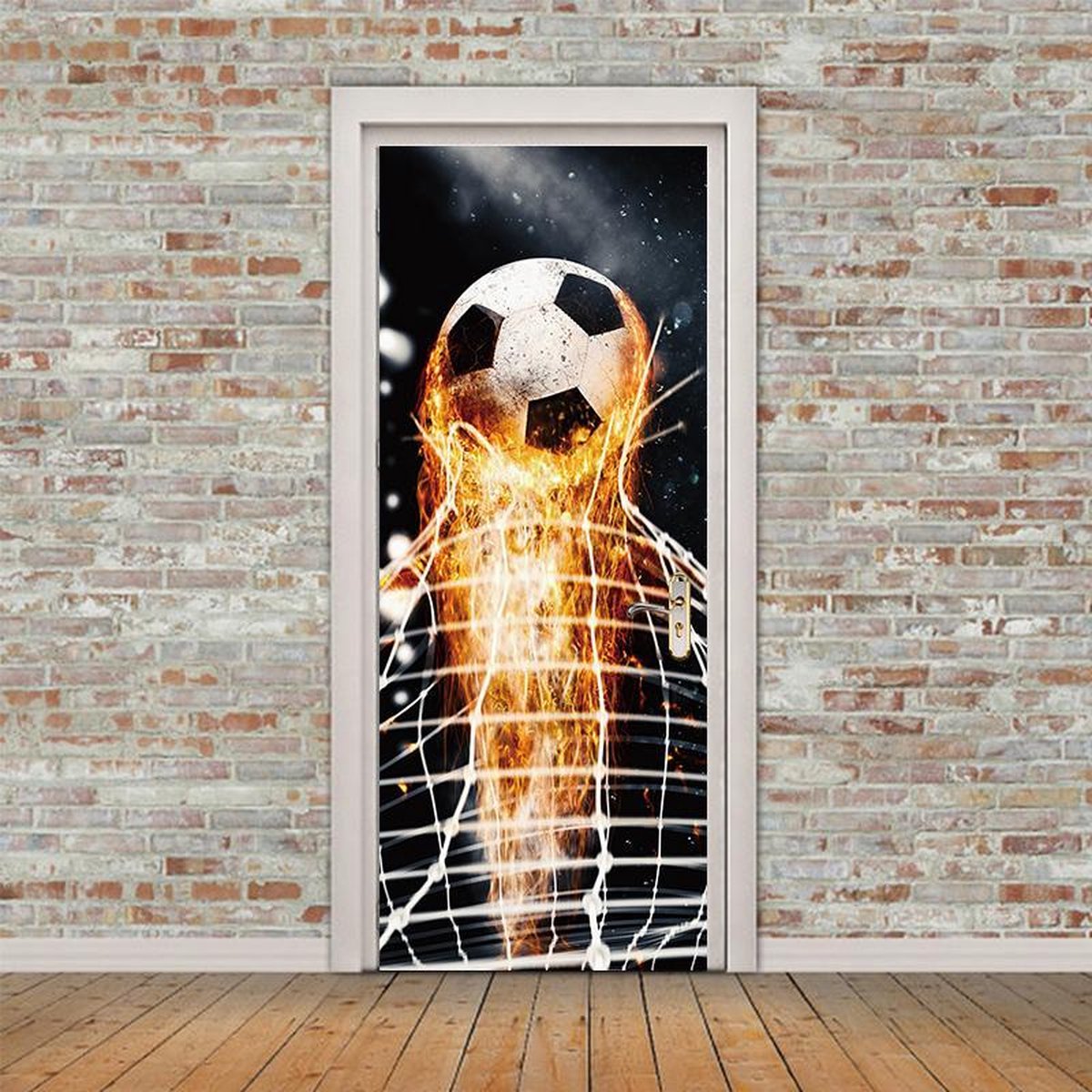 BLYEWALL 3D Voetbal Goal Deursticker Woonkamer Deurposter Slaapkamer  Huisdecoratie... | bol.com