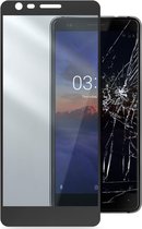 Cellularline - Nokia 3.1, SP tempered glass capsule, zwart