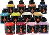 Pigment Art School, extra kleuren, 12x500 ml
