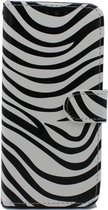 Samsung Galaxy S10E Hoesje met Print - Portemonnee Book Case - Kaarthouder & Magneetlipje - Zebra