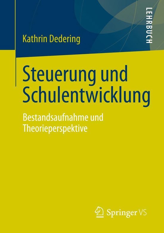 Steuerung und Schulentwicklung - cover