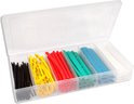 Hanse Werkzeuge kleuren krimpkous 100 delig opberg box - 1,5 tot 13 mm