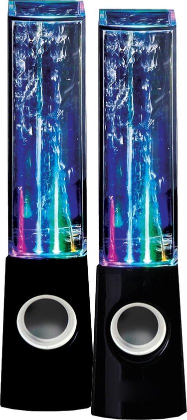 tweedehands voor Tante Dancing Water Speaker Zwart - LED Luidspreker Voor Smartphone / iPhone /  Computer / PC... | bol.com