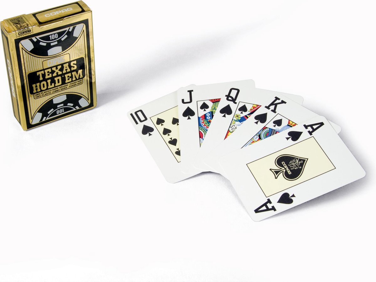 jeux de cartes de cartes de poker en plastique Copag Regular Face