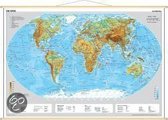 Die Erde, physisch 1 : 60 000 000. Wandkarte Mini-Format
