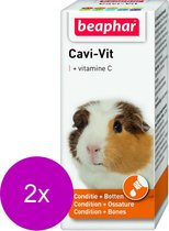 Beaphar CaviVit - Cavia - Vitaminen - Met extra vitamine C - 2 x 20 ml
