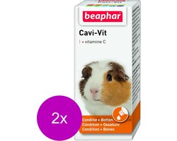 Beaphar CaviVit - Cavia - Vitaminen - Met extra vitamine C - 2 x 20 ml
