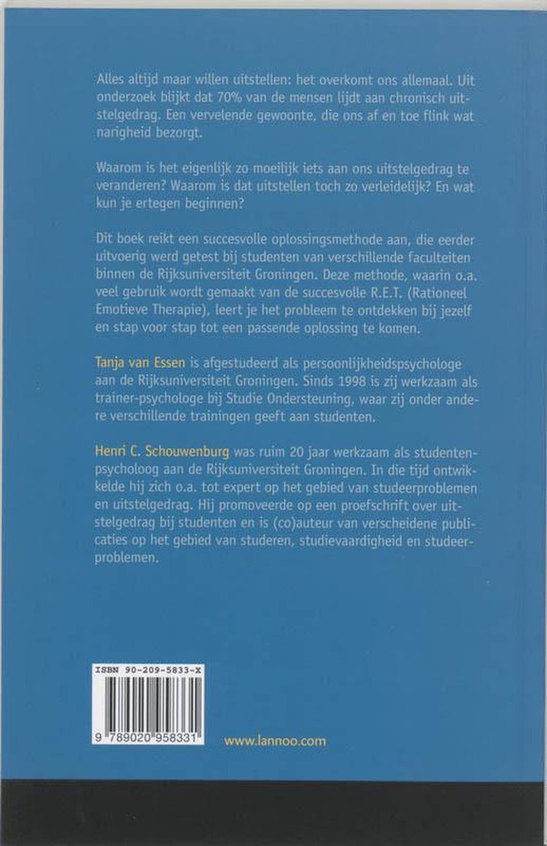 Doe Het Vandaag - back cover