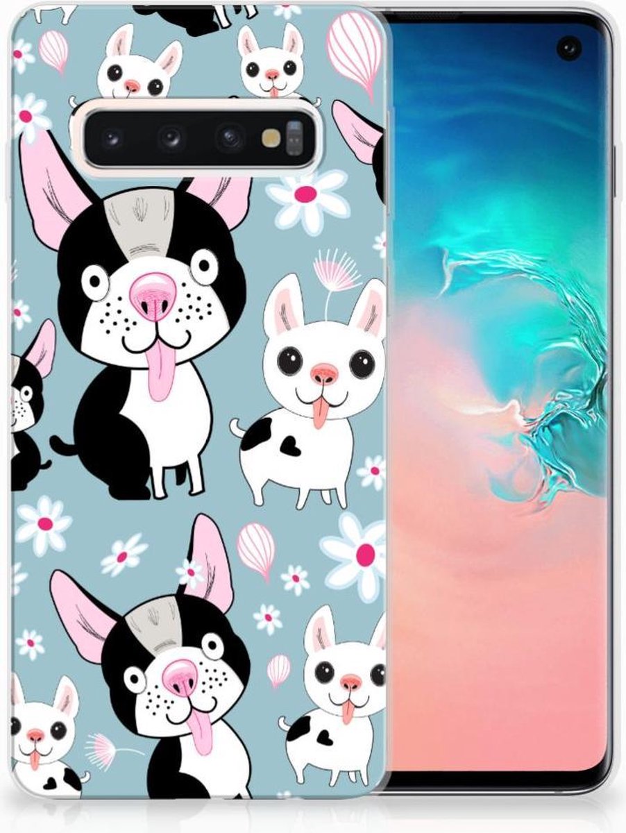 Samsung Galaxy S10 TPU Hoesje Hondjes