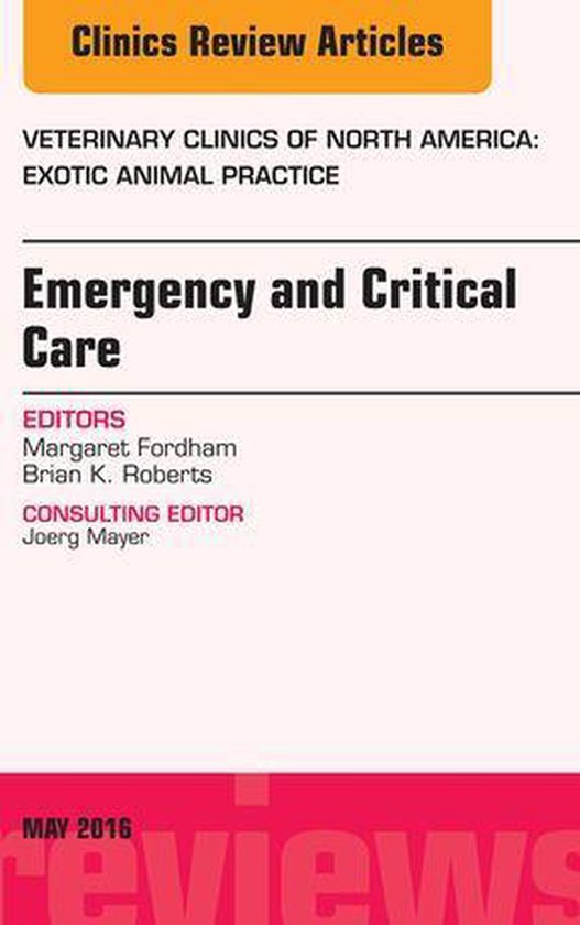 The Clinics: Veterinary Medicine Volume 19-2 - Emergency and ... - cover