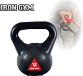 Iron Gym Kettlebell 12 kg Gewichten - Thuis sporten - Fitness