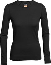 Icebreaker Women's Oasis LS Crewe zwart Maat L