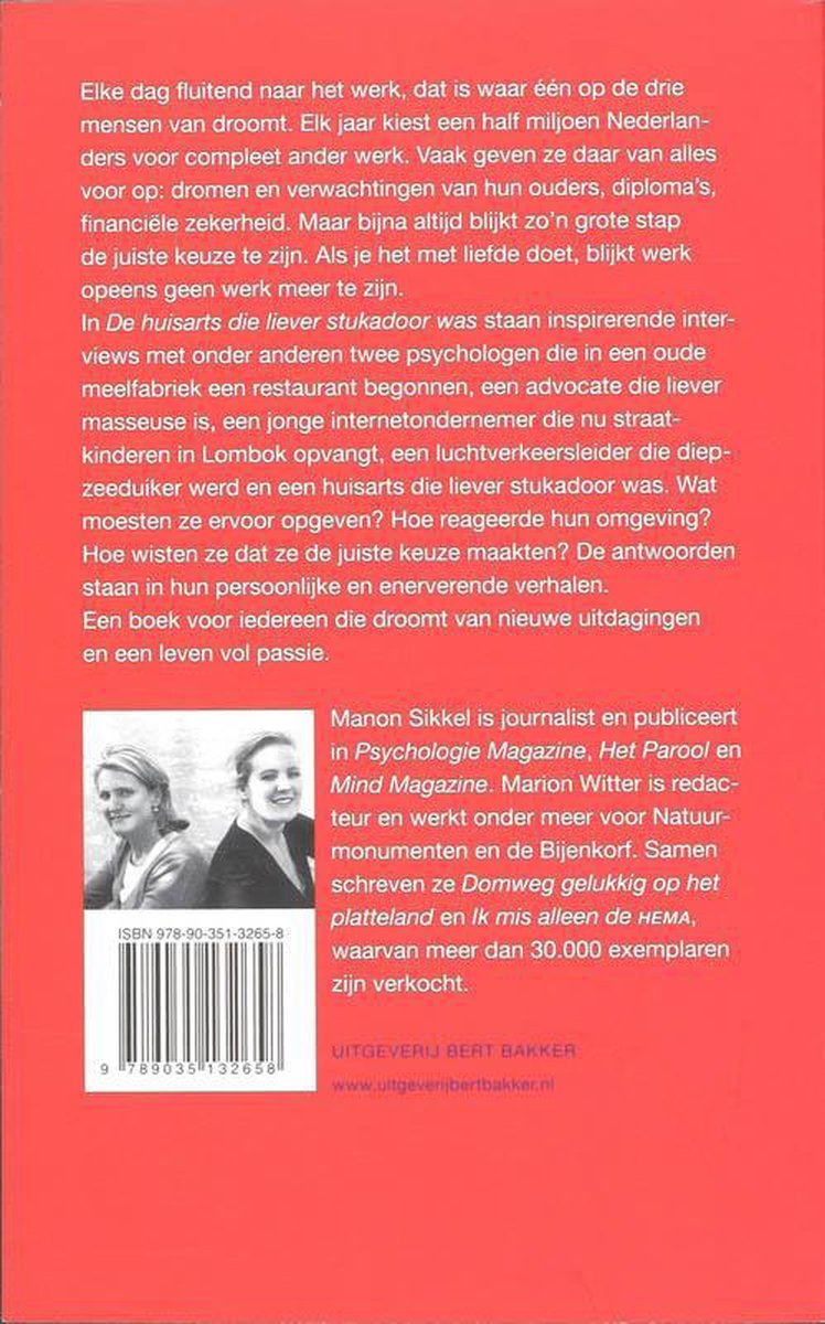 Boek met twee vrouwen op de voorkant en tekst over carrièremove.