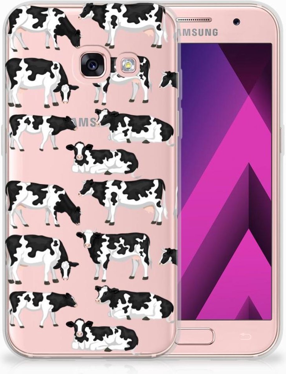 Samsung Galaxy A3 2017 TPU Hoesje Koetjes op Prijzenvolger.com