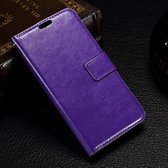 Cyclone Cover wallet hoesje Microsoft Lumia 550 paars