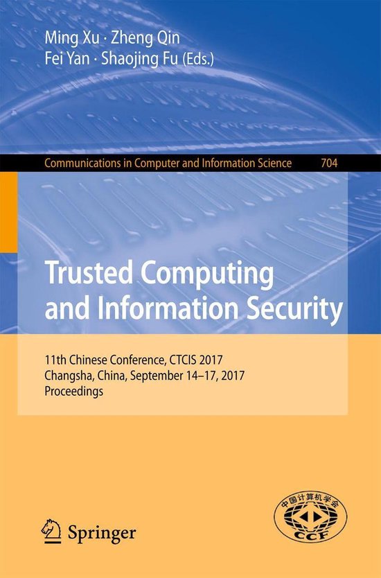 Springer Nature Proceedings Computer Science - Trusted Compu ... - cover