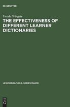 Lexicographica. Series Maior112-The Effectiveness of Different Learner Dictionaries