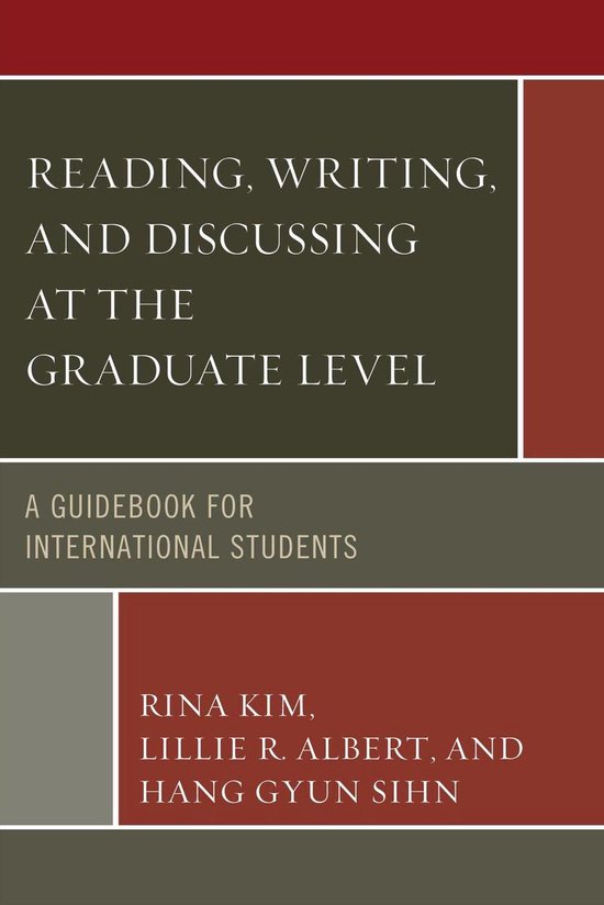 Reading, Writing, and Discussing at the Graduate Level - cover