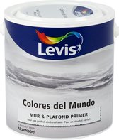 Apprêt de peinture pour murs et plafonds Levis Colores Del Mundo - Blanc - Mat - 2,5 litres