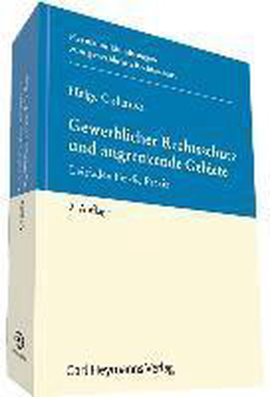 Gewerblicher Rechtsschutz und angrenzende Gebiete - cover